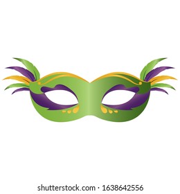 Mask for mardi gras. Carnival party - Vector