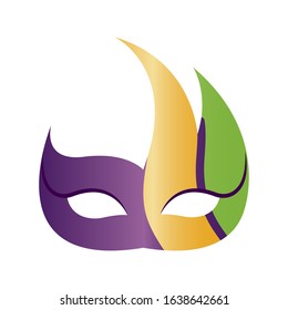 Mask for mardi gras. Carnival party - Vector