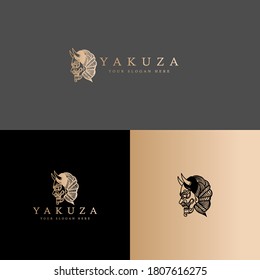 PLANTILLA MÁSCARA DE EDITABLE DE LOGOTIPO MINIMALISTA DE MÁSCARA