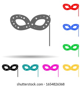 mask multi color style icon. Simple glyph, flat vector of party icons for ui and ux, website or mobile application