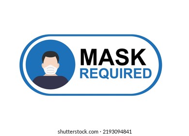 Se necesita una máscara sobre un fondo blanco. Ilustración del vector