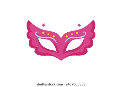 Mask New Year Sticker Design