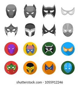 Mask On Head Eyes Super Hero Stock Vector (Royalty Free) 1055912246 ...