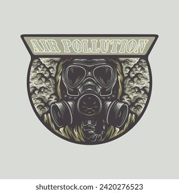 mask paint vector illustration dark
