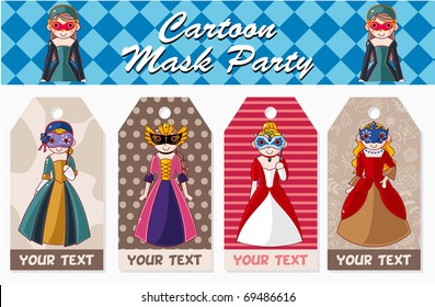 mask party card