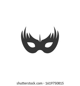Mask Party Icon vector sign isolated for graphic and web design. Mask Party symbol template color editable on white background.