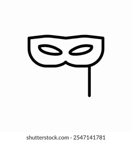 mask party icon vector sign