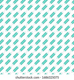 mask pattern design. mask vector design for medical background