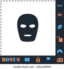 Mask. Perfect icon with bonus simple icons