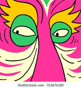 Mask pink rare