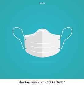 mask prevent vector illustration