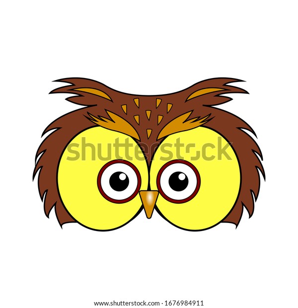 Masque Pour Imprimer Un Hibou Masque Image Vectorielle De Stock Libre De Droits