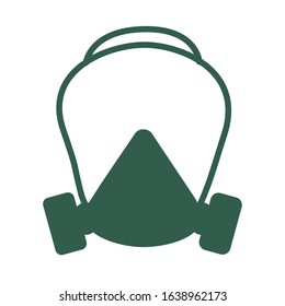 mask protection accessory isolated icon vector illustration design