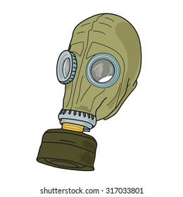 Mask, protection. Chemical attack. 