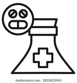 Mask Protection Icon Element For Design