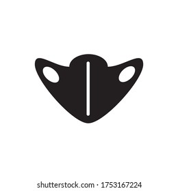 Mask Protection Virus Icon Vector Illustration 