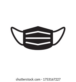 Mask Protection Virus Icon Vector Illustration 