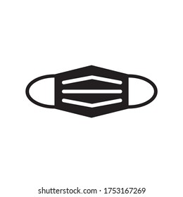 Mask Protection Virus Icon Vector Illustration 