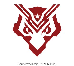Mask red robot trending star 