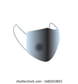 Mask safety breathing mask with valve