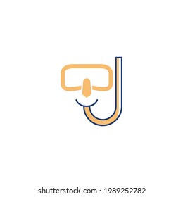 mask scuba icon, Diving icon in color icon, isolated on white background 