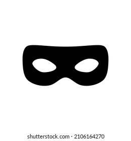 Mask Simple Robber Black Vector Stock Vector (Royalty Free) 2106164270 ...