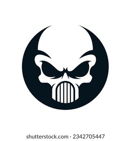 mask with a skull shape