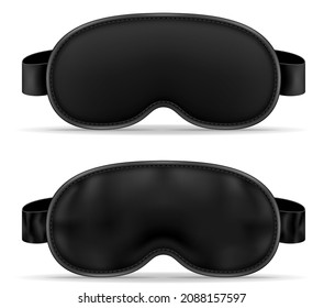 mask for sleeping in travel for transport vector illustration isolated on white background