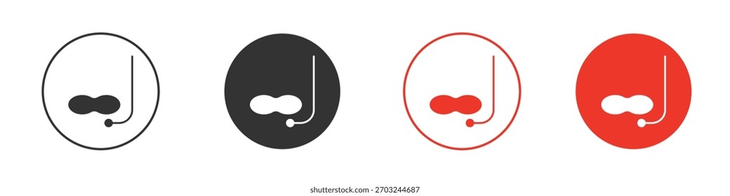 Mask snorkel icon solid pictogram. Vector isolated illustration