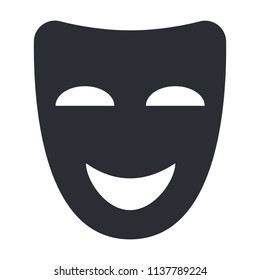 Mask of the theatre. Vector symbol