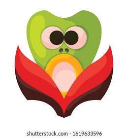 Mask of totem vector icon.Cartoon vector icon isolated on white background mask of totem .