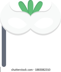 mask vector colour flat icon