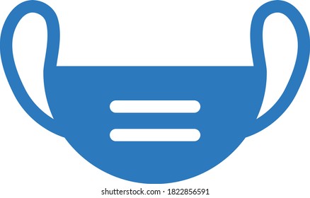 mask vector glyph color icon 