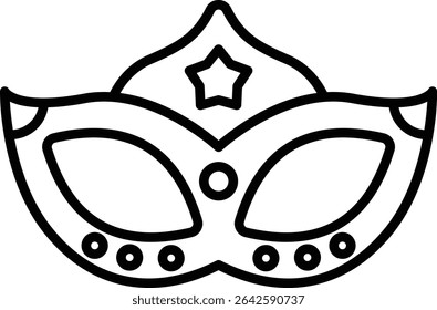 Mask vector icon. Can be used for printing, mobile and web applications.