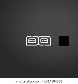 Mask vector icon. Mask concept stroke symbol design. Thin graphic elements vector illustration, outline pattern for your web site design, logo, UI. EPS 10.