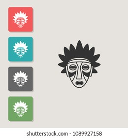 Mask - vector icon. Symbol for web, infographics, print design and mobile UX/UI kit. Vector illustration, EPS10.