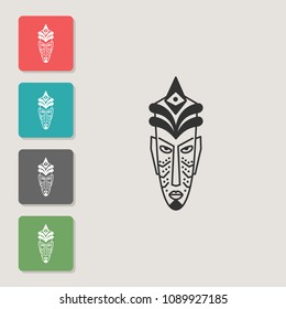 Mask - vector icon. Symbol for web, infographics, print design and mobile UX/UI kit. Vector illustration, EPS10.
