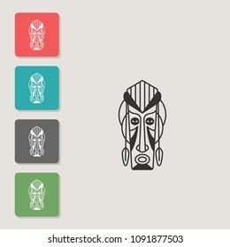 Mask - vector icon. Symbol for web, infographics, print design and mobile UX/UI kit. Vector illustration, EPS10.