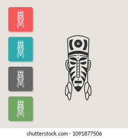 Mask - vector icon. Symbol for web, infographics, print design and mobile UX/UI kit. Vector illustration, EPS10.