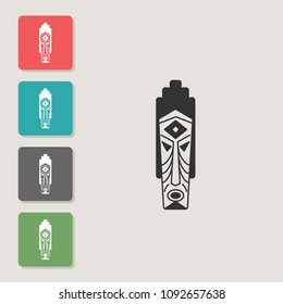 Mask - vector icon. Symbol for web, infographics, print design and mobile UX/UI kit. Vector illustration, EPS10.