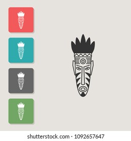 Mask - vector icon. Symbol for web, infographics, print design and mobile UX/UI kit. Vector illustration, EPS10.