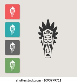 Mask - vector icon. Symbol for web, infographics, print design and mobile UX/UI kit. Vector illustration, EPS10.