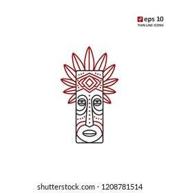 Mask - vector icon. Symbol for web, infographics, print design and mobile UX/UI kit. Vector illustration, EPS10.
