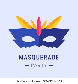 mask vector illustration design. masquerade party concept. masquerade ball, national celebration. suitable for holding masquerade parties such as Masquerade Ball, Masked Ball, and Carnival of Venice