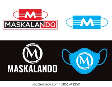 Maskenvektorgrafik-Logo