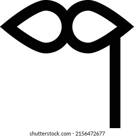 mask Vector illustration on a transparent background.Premium quality symbols.Stroke vector icon for concept and graphic design.