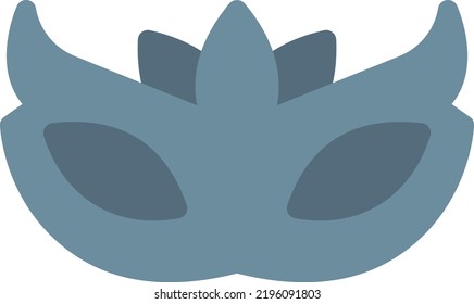 máscara Ilustración vectorial en un fondo transparente. Símbolos de calidad superior. Iconos vectoriales de color de línea para el concepto y el diseño gráfico.