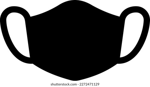 mask Vector illustration on a transparent background. Premium quality symmbols. Glyphs vector icons for concept and graphic design. 
