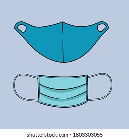 Mask Vector Images for icon, illustration and sticker