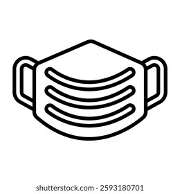 Mask Vector Line Icon Design